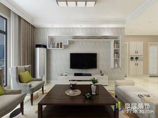 89㎡现代简约二居室装修效果图