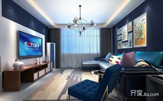 140平现代简约风格装修效果图